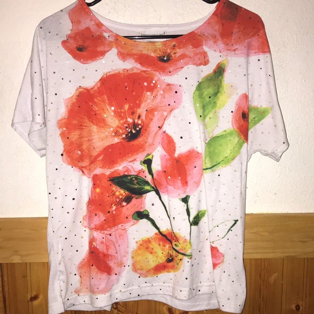 Watercolor Floral Top
